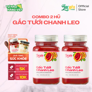 Combo 2 Hũ Gấc Tươi Chanh Leo Lạc Yên Foods Kèm Quà Tặng Hấp Dẫn