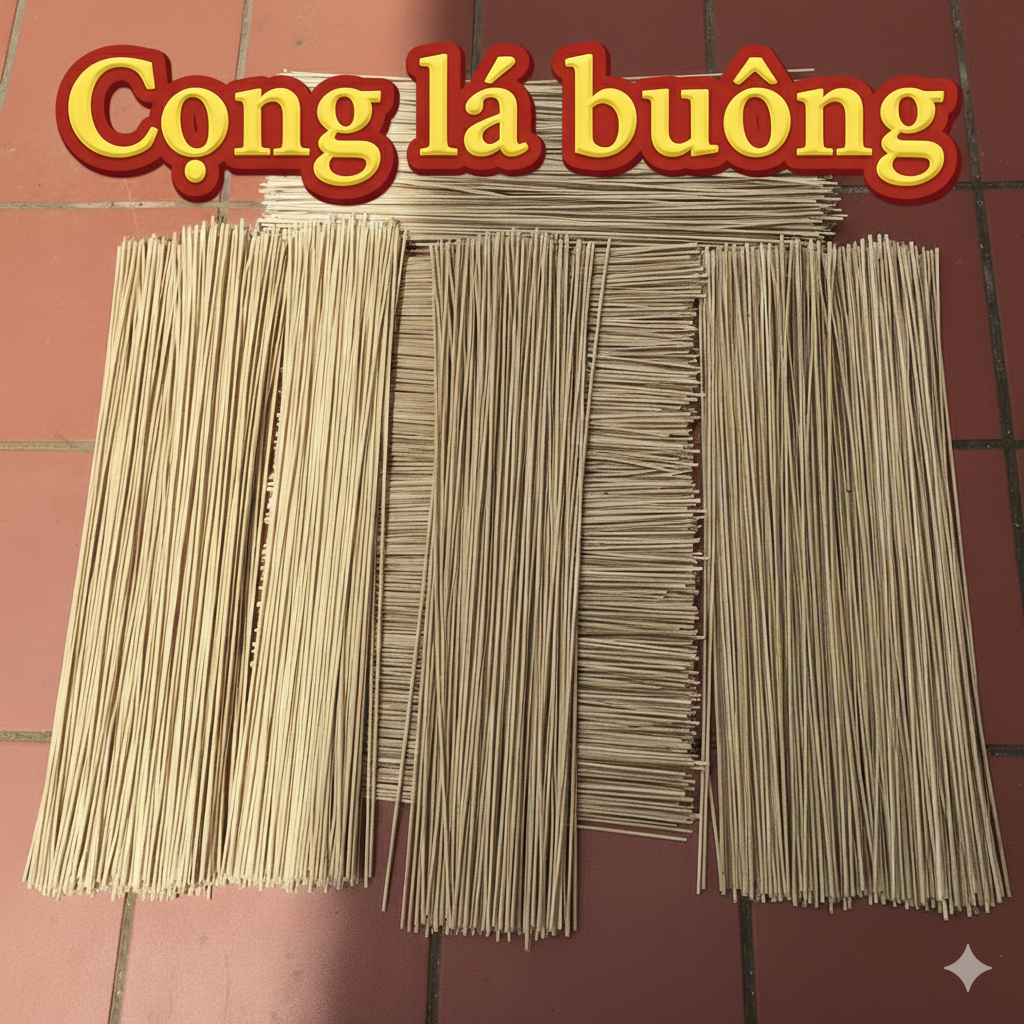 Combo 0.3-1kg, Cọng Lá Buông khô dài 1.3-1.4m, Lạt Buộc Bánh Chưng Bánh ...