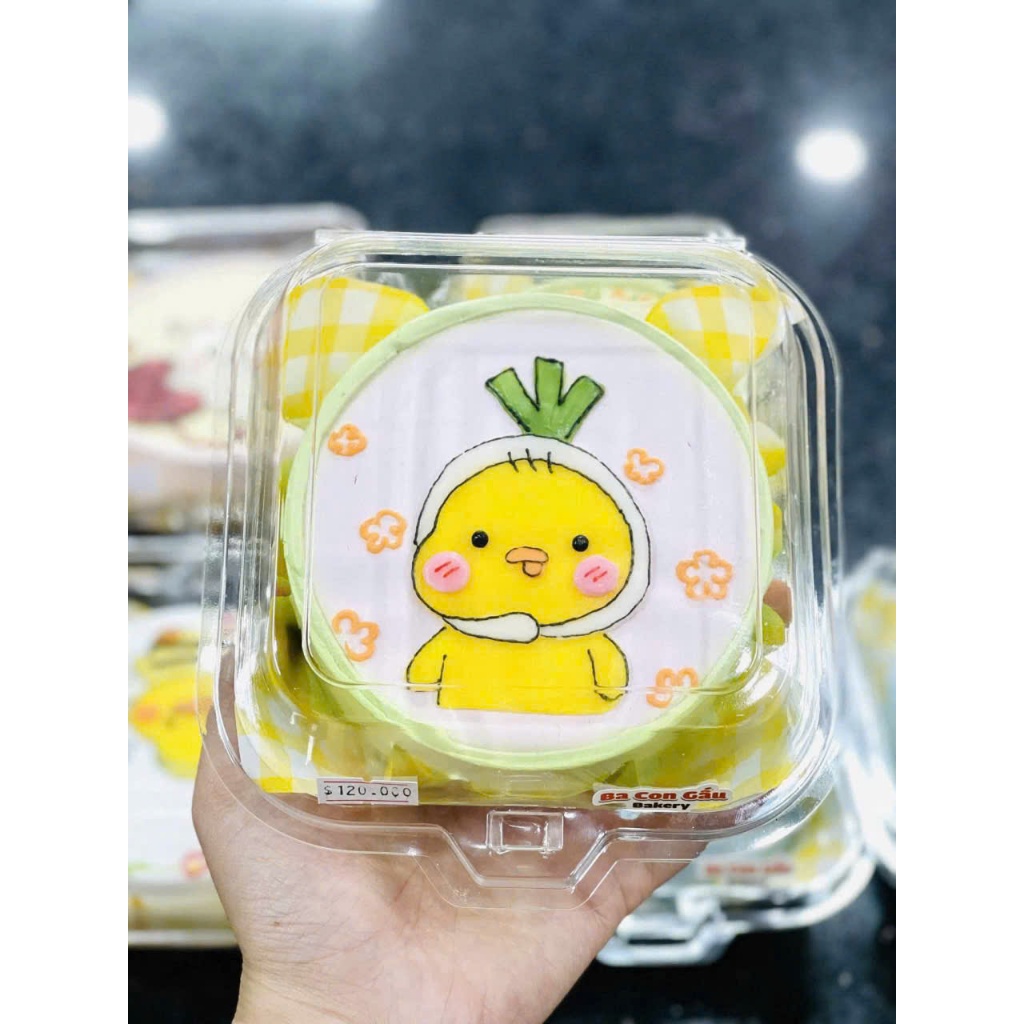 hộp bento Nhựa (lốc 50 cái) (không kèm giấy lót)