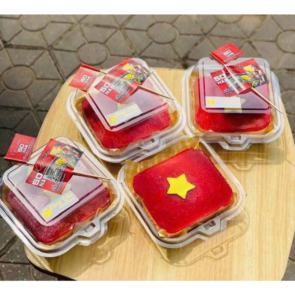 hộp bento Nhựa (lốc 50 cái) (không kèm giấy lót)