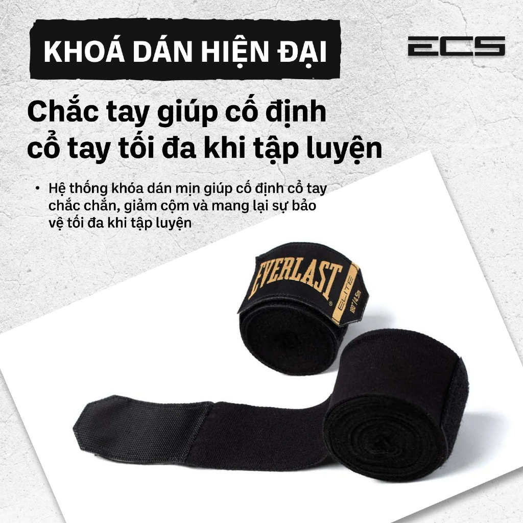 Băng Cuốn Tay Boxing Everlast, Băng Đa Boxing Everlast Elite 2, Băng Cuốn Bảo Vệ Tay Võ Thuật