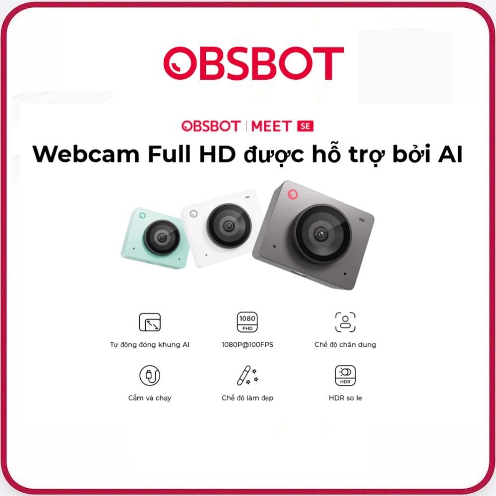 Webcam OBSBOT Meet SE