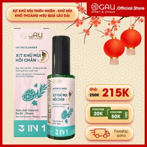 Xịt Hôi Chân GAU Khử mùi Chân & Giày Cả ngày Hương Nước hoa Pháp Sang trọng tự nhiên mềm da 100ml