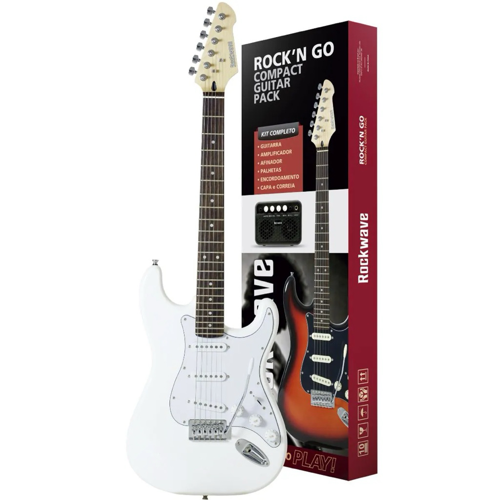Combo Đàn + Amp kèm phụ kiện Rockwave RGK50