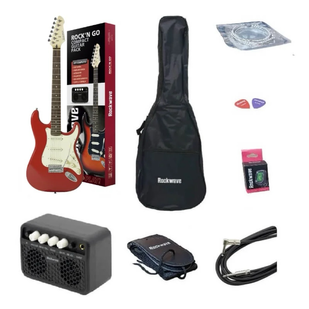 Combo Đàn + Amp kèm phụ kiện Rockwave RGK50