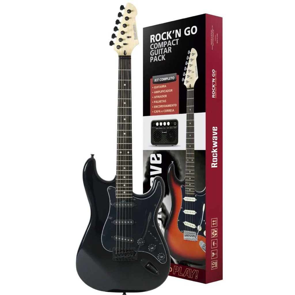 Combo Đàn + Amp kèm phụ kiện Rockwave RGK50