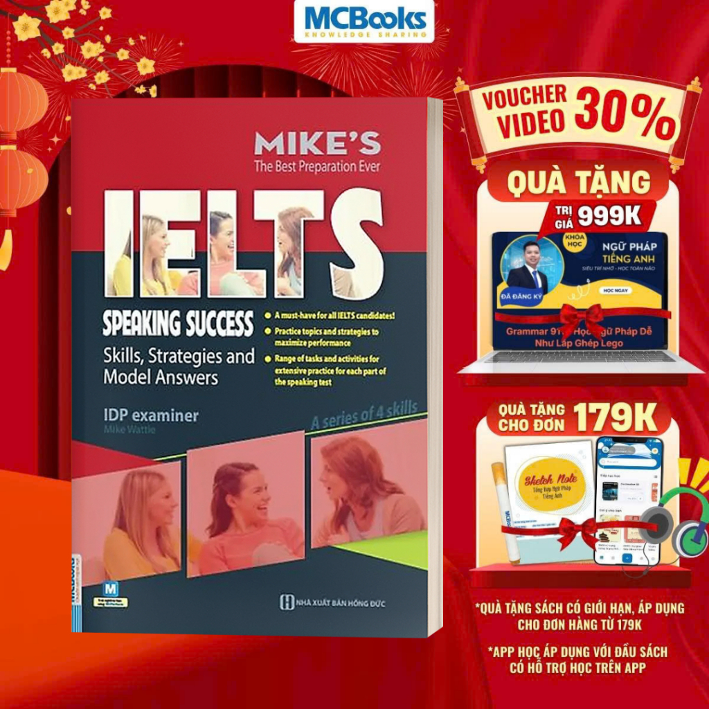 Sách - Ielts Speaking Success: Skills Strategies And Model Answers - Dành Cho Người Luyện Thi Ielts - Học Kèm App Online