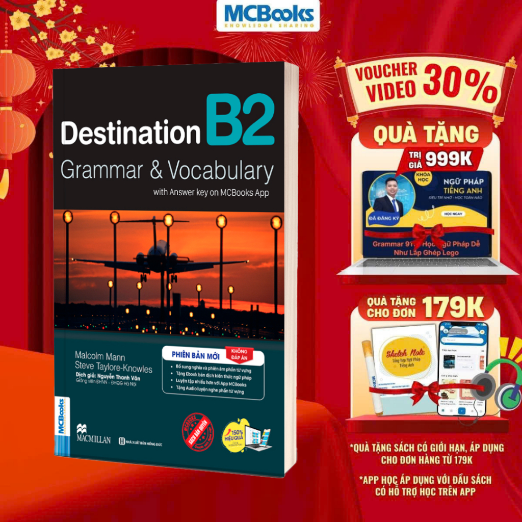 Sách - Destination B2 Grammar and Vocabulary (Kèm Đáp Án) Tặng Audio và ...