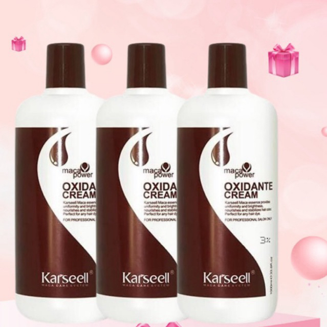OXY PHA THUỐC NHUỘM TÓC KARSEELL 1000ML (CHỌN 3%, 6%, 9%, 12%)