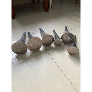 Vòi tưới cây inox mặt 12cm, ống 34, 40