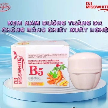 Kem Nám Dưỡng Trắng Đã Chiết Xuất Nghệ DrMissWhite 4g - Giúp Trắng Sáng Da, Đều Màu Da, Mờ Nám, Mờ Sạm Vùng Nách, Gối.