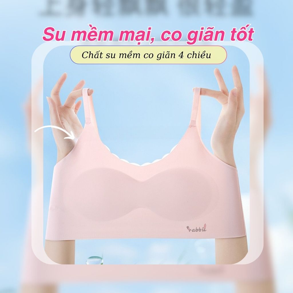 Áo lót học sinh tuổi dậy thì su mềm mịn dây sợi mảnh - Áo lá bé gái thoáng mát co giãn tốt  B7133
