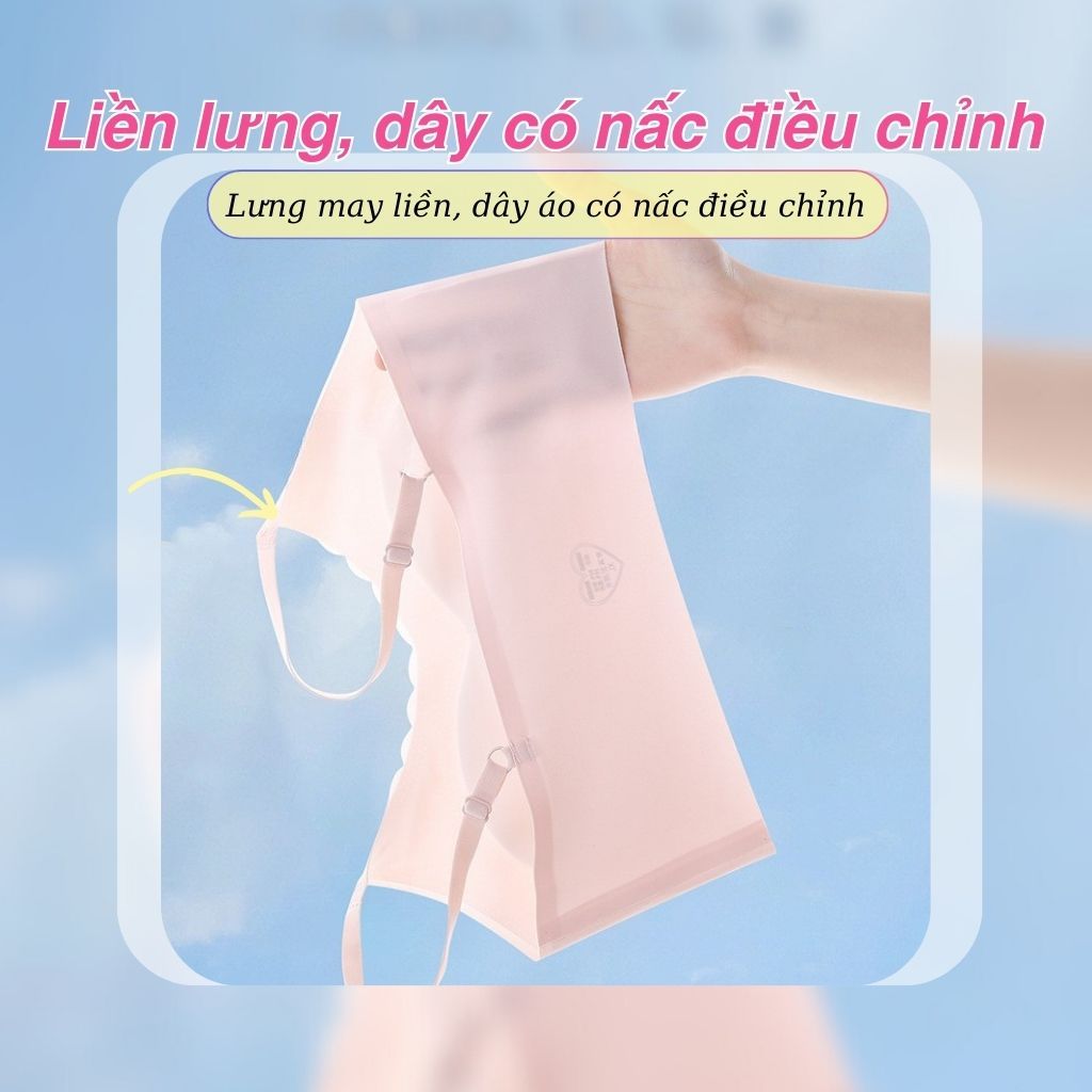 Áo lót học sinh tuổi dậy thì su mềm mịn dây sợi mảnh - Áo lá bé gái thoáng mát co giãn tốt  B7133