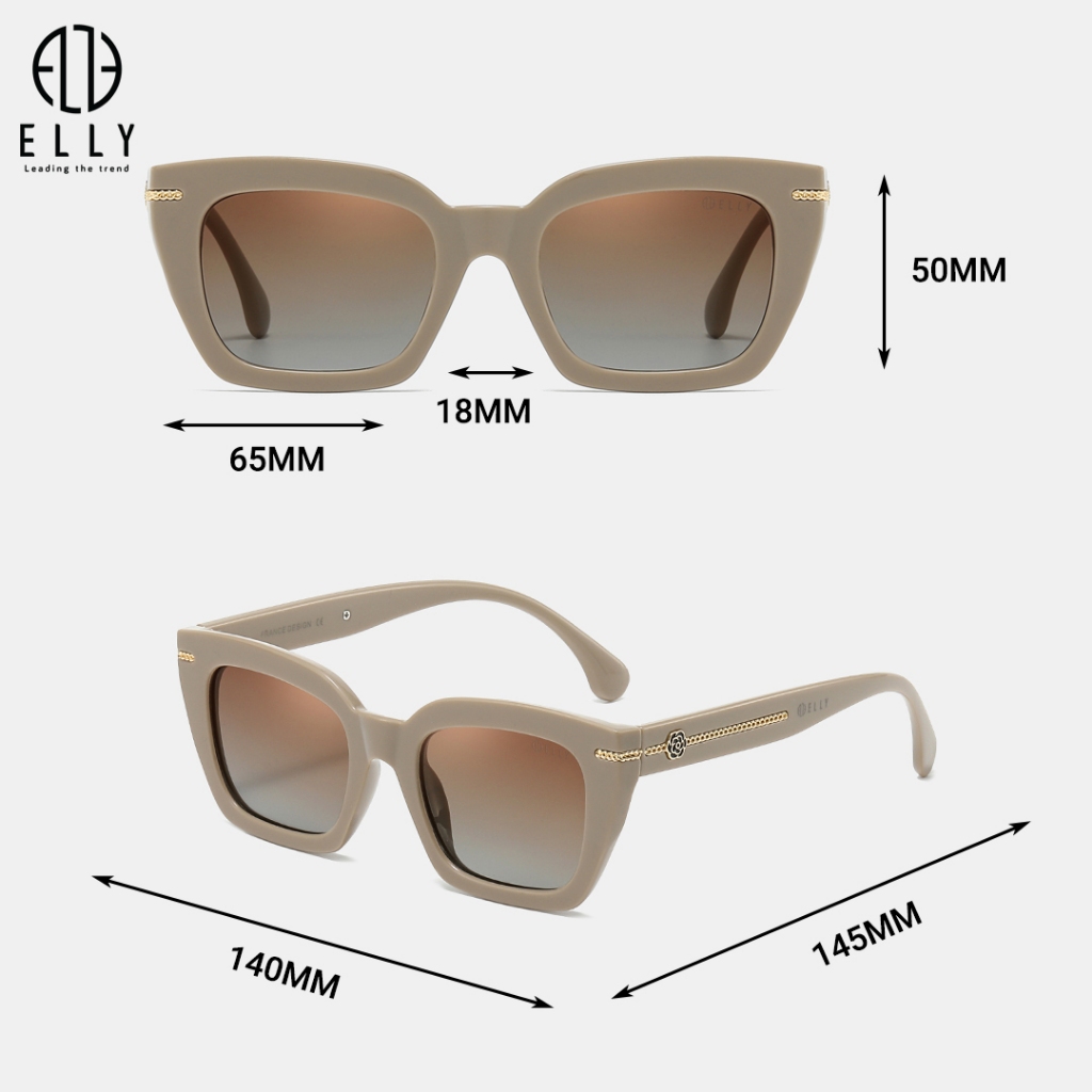 Kính Mát Kính Râm Nữ ELLY UV400 Chống Lóa Chống Tia UV Chống Ánh Sáng Che Nắng Thời Trang – EK191
