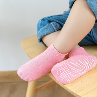 Combo 6 Đôi Tất Cotton Cho Bé Chống Hằn Màu Xinh, Vớ Trẻ Em Mềm Thoáng Chống Trượt King Shop T-4872