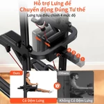 Xà đơn xà kép đa năng, Chịu tải 400kg, Chiều cao có thể điều chỉnh, thiết bị tập thể dục tại nhà, Thép dày — ảnh 5