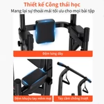 Xà đơn xà kép đa năng, Chịu tải 400kg, Chiều cao có thể điều chỉnh, thiết bị tập thể dục tại nhà, Thép dày — ảnh 6