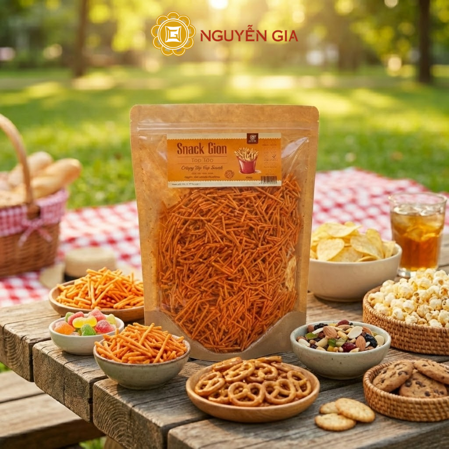 Snack Giòn Tóp Tóp Tăm Gà Cay Bigfarm 400g/300g/200g
