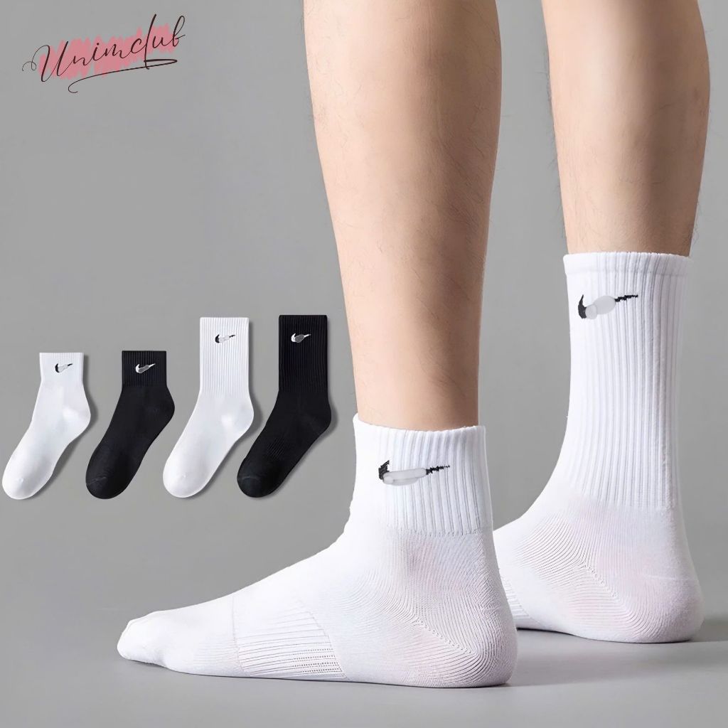 [Cổ Cao, Cổ Trung, Cổ Ngắn] Tất Thể Thao UnimStore Thoáng Khí Khử Mùi Họa Tiết Dệt Sắc Nét