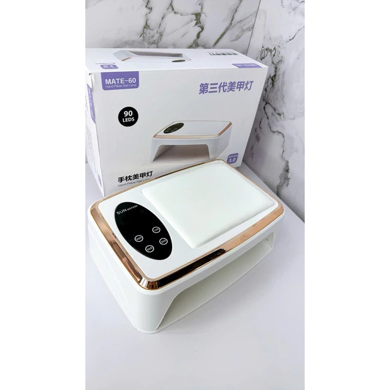 MÁY HƠ GEL T10 SUN MATE 60 – 90 BÓNG LED | KHOANG MÁY RỘNG, CÓ ĐỆM KÊ TAY, THIẾT BỊ LÀM NAIL CAO CẤP
