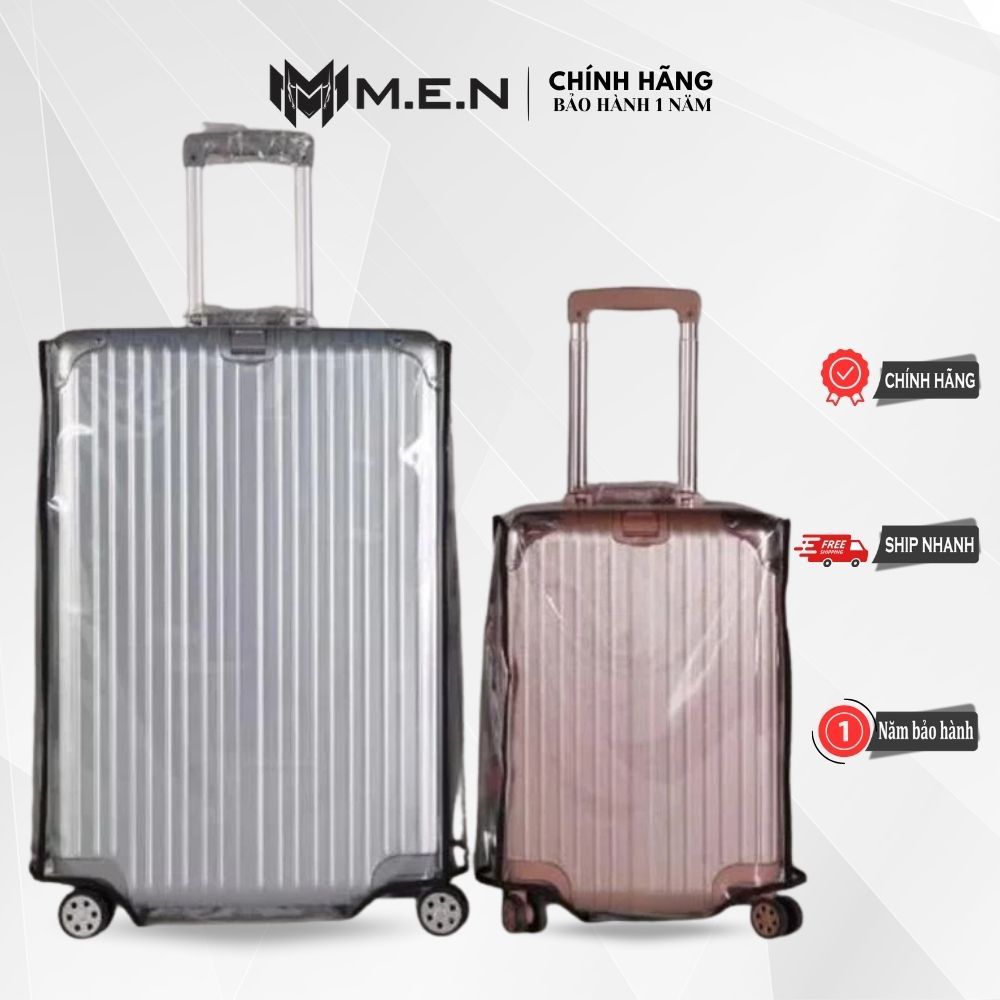 Trùm vali nhựa trông suốt có viền  cao cấp SIZE 20/22/24/26/28/30 [CHẤT LƯỢNG]