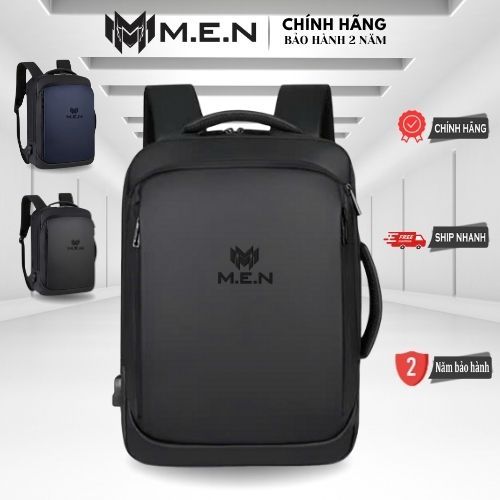 Balo chống sốc laptop chống nước 3 chức đa năng có sạt USB công nghệ mới  ATRIC Full đen xanh cao cấp [Chính hãng]