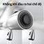 Vòi nước xoay 360 độ, vòi nước bếp cao cấp cho bồn rửa nóng lạnh, lớp phủ bột màu đen.