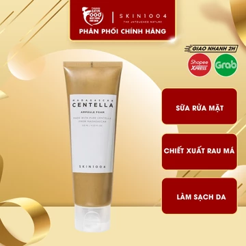 Sữa rửa mặt tạo bọt, làm sạch sâu, dịu nhẹ, chiết xuất rau má Skin1004 Madagascar Centella Foam 125ml