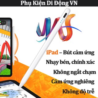 Bút cảm ứng cho ipad 10/9/8/7/6 air 5/4/3 pro 2018–2025 | Sạc type-c nam châm hút chắc đầu bút thay thế viết mượt