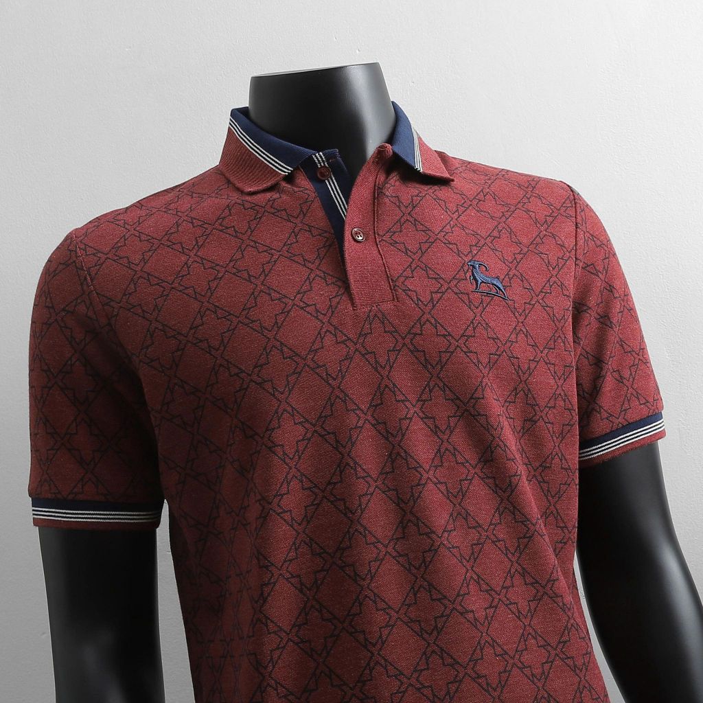 Áo Thun Polo Nam Cao Cấp Monogram Retro Logo Thêu - Luôn Tặng Hộp Đóng - GOGEN G03