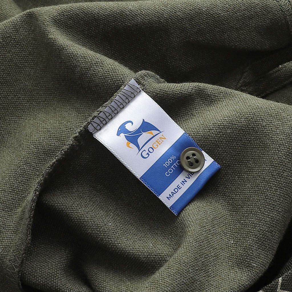 Áo Thun Polo Nam Cao Cấp Monogram Retro Logo Thêu - Luôn Tặng Hộp Đóng - GOGEN G03