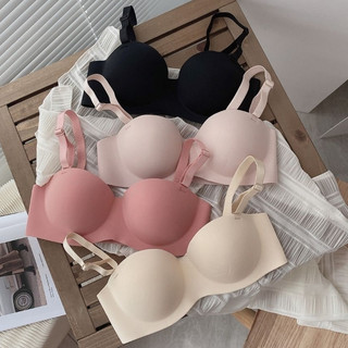 Áo Ngực Cup Ngang Mút Bàn Tay Nâng Ngực - Áo Lót Không Gọng Đúc Su Cao Cấp Mềm Mịn AMYBRA A820