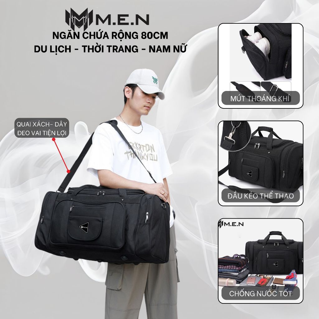 Túi trống du lịch đa năng Men DAMENT có 3 size đa dạng màu sắc phù hợp cho mọi hoạt động [CHÍNH HÃNG]