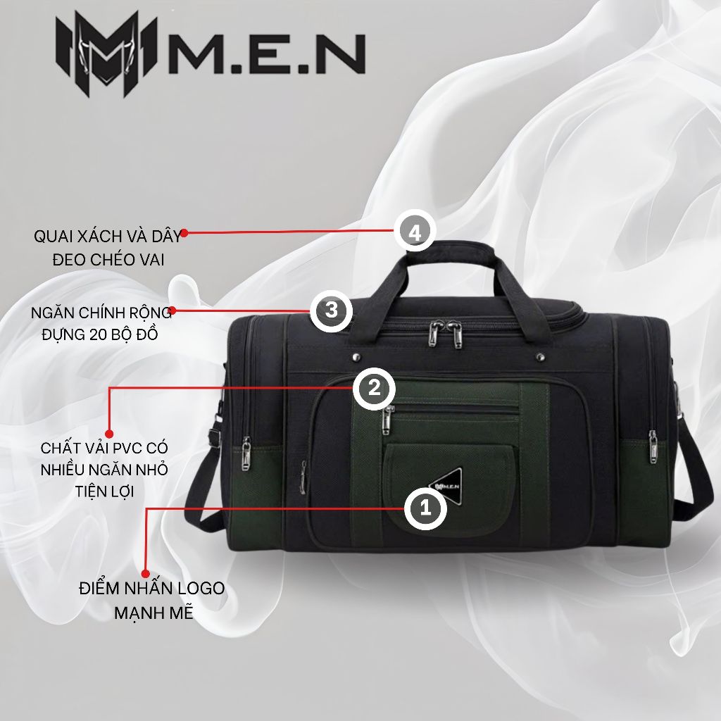 Túi trống du lịch đa năng Men DAMENT có 3 size đa dạng màu sắc phù hợp cho mọi hoạt động [CHÍNH HÃNG]
