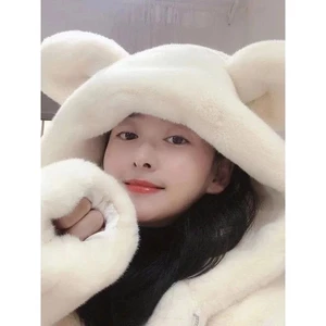 Áo khoác Lông Tai Thỏ Cute Mặc Mùa Đông Siêu Hàng Loại 1 Quảng Châu Giá Rẻ Chất Lông Hàn Dày Dặn mềm mịn