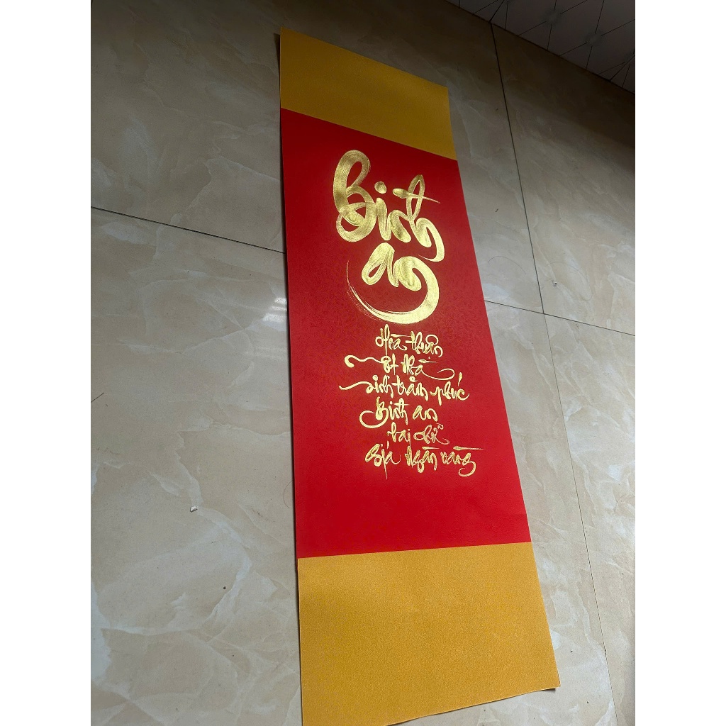 Mực nhũ vàng pha sẵn viết thư pháp và trên các chất liệu mịn sáng dung tích 100ml
