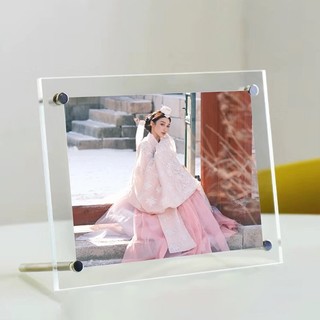 Khung ảnh acrylic trong suốt, khung ảnh mica để bàn, khung ảnh 18x24cm, 20x20cm - Lỗi 1 đổi 1