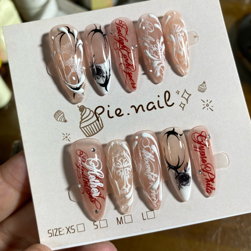 465. nailbox thạch in chữ hot