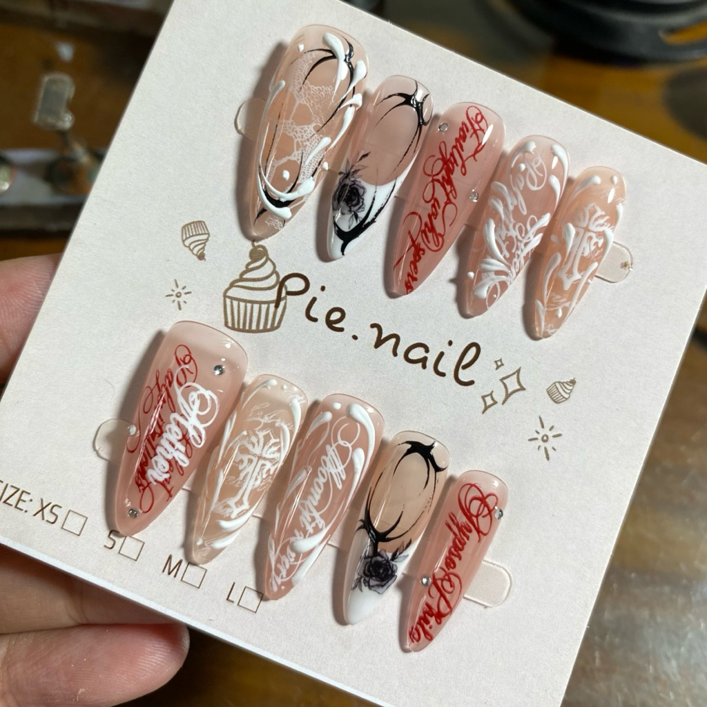 465. nailbox thạch in chữ hot
