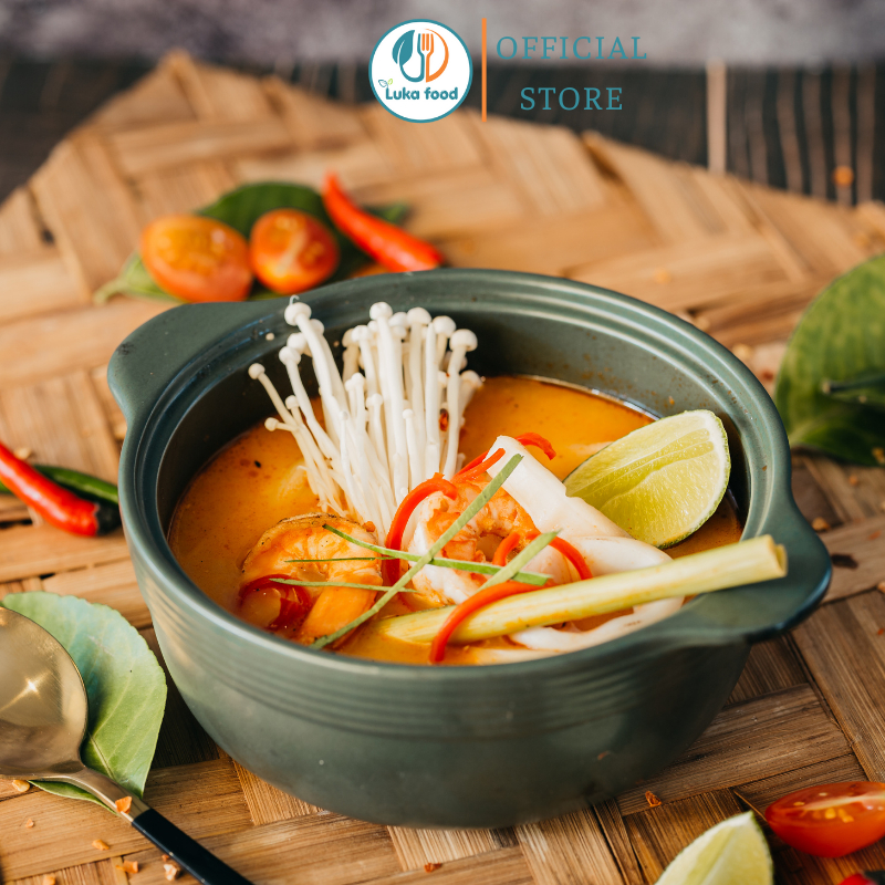 Sốt Lẩu Thái Nhập Khẩu 400g, Gia Vị Nấu Lẩu Tom Yum Chuẩn Vị Đậm Đà, Lẩu Chua Cay Thơm Ngon, Nấu Nhanh Tại Nhà Luka