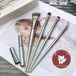 [GUOXIAONIU] Set 5 Cọ Makeup Cơ Bản Guoxiaoniu Vỏ Trắng Lông Cọ Mềm Mại, Rose Gold Series