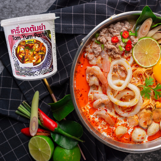 Sốt Lẩu Thái Nhập Khẩu 400g, Gia Vị Nấu Lẩu Tom Yum Chuẩn Vị Đậm Đà, Lẩu Chua Cay Thơm Ngon, Nấu Nhanh Tại Nhà Luka