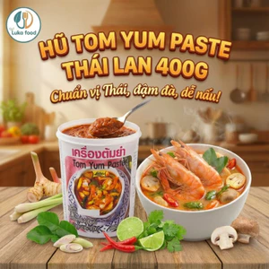 Sốt Lẩu Thái Nhập Khẩu 400g, Gia Vị Nấu Lẩu Tom Yum Chuẩn Vị Đậm Đà, Lẩu Chua Cay Thơm Ngon, Nấu Nhanh Tại Nhà Luka