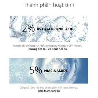 Serum Ekseption Hyaluronic Niacin Mixlab Sáng Da, Mờ Thâm Mụn (75ml)