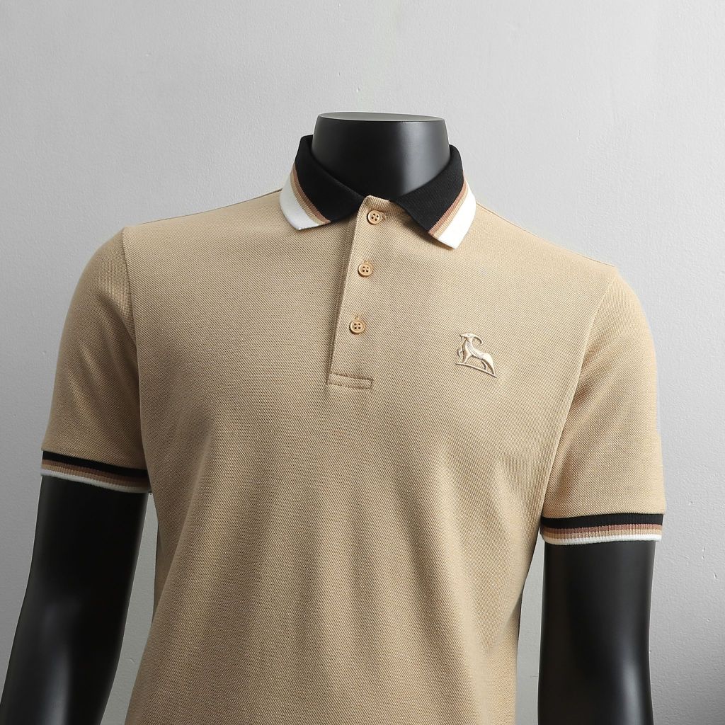 Áo Thun Polo Nam Cao Cấp Retro Phối Bo 4Color  - Luôn Tặng Hộp Đóng - GOGEN G02