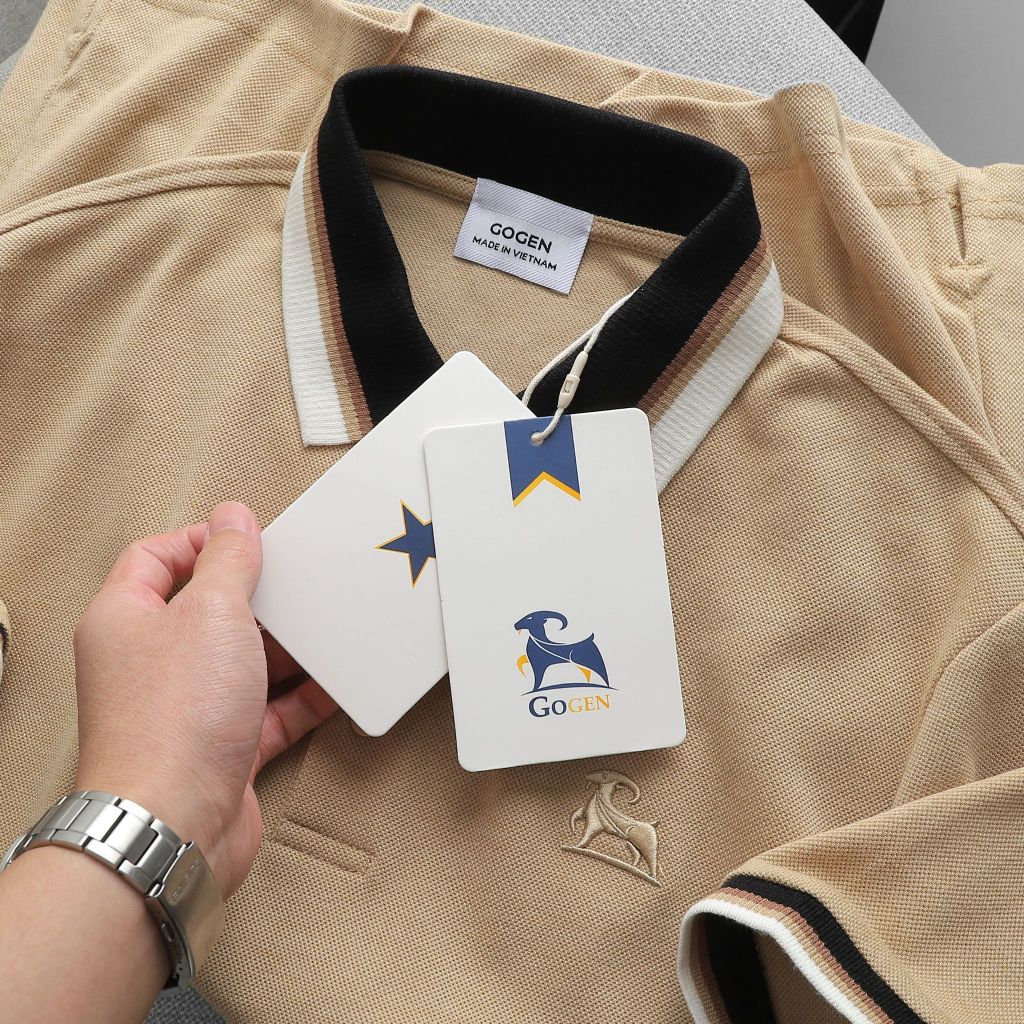 Áo Thun Polo Nam Cao Cấp Retro Phối Bo 4Color  - Luôn Tặng Hộp Đóng - GOGEN G02