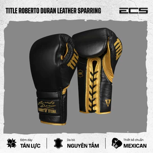 Găng tay boxing Title Roberto Duran, Đệm dày tán lực, Da bò nguyên tấm, Thiết kế chuẩn Mexican