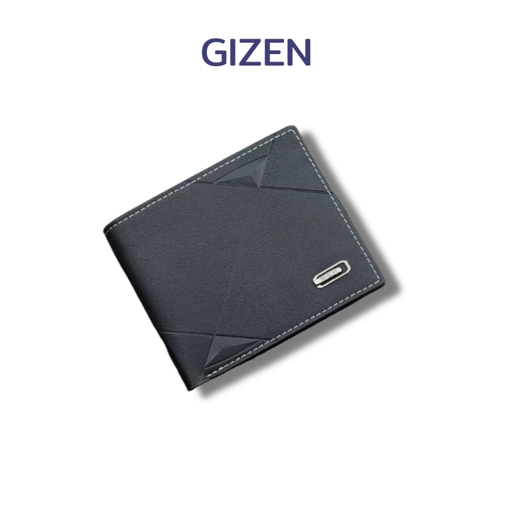 Ví Nam Full Box Dáng Ngang Ngắn, Có Ngăn Khóa Keo Làm Qùa Tặng Sinh Nhật GIZEN VN06