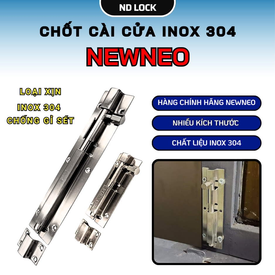 Chốt gài cửa inox, chốt khóa cài then cửa inox, chốt mập cài cửa, chốt ...