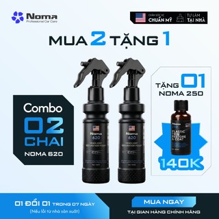 Dung dịch phục hồi và bảo vệ đèn pha Ô tô NOMA 620 tẩy sạch vết ố vàng, đánh bóng, phủ UV chống mờ